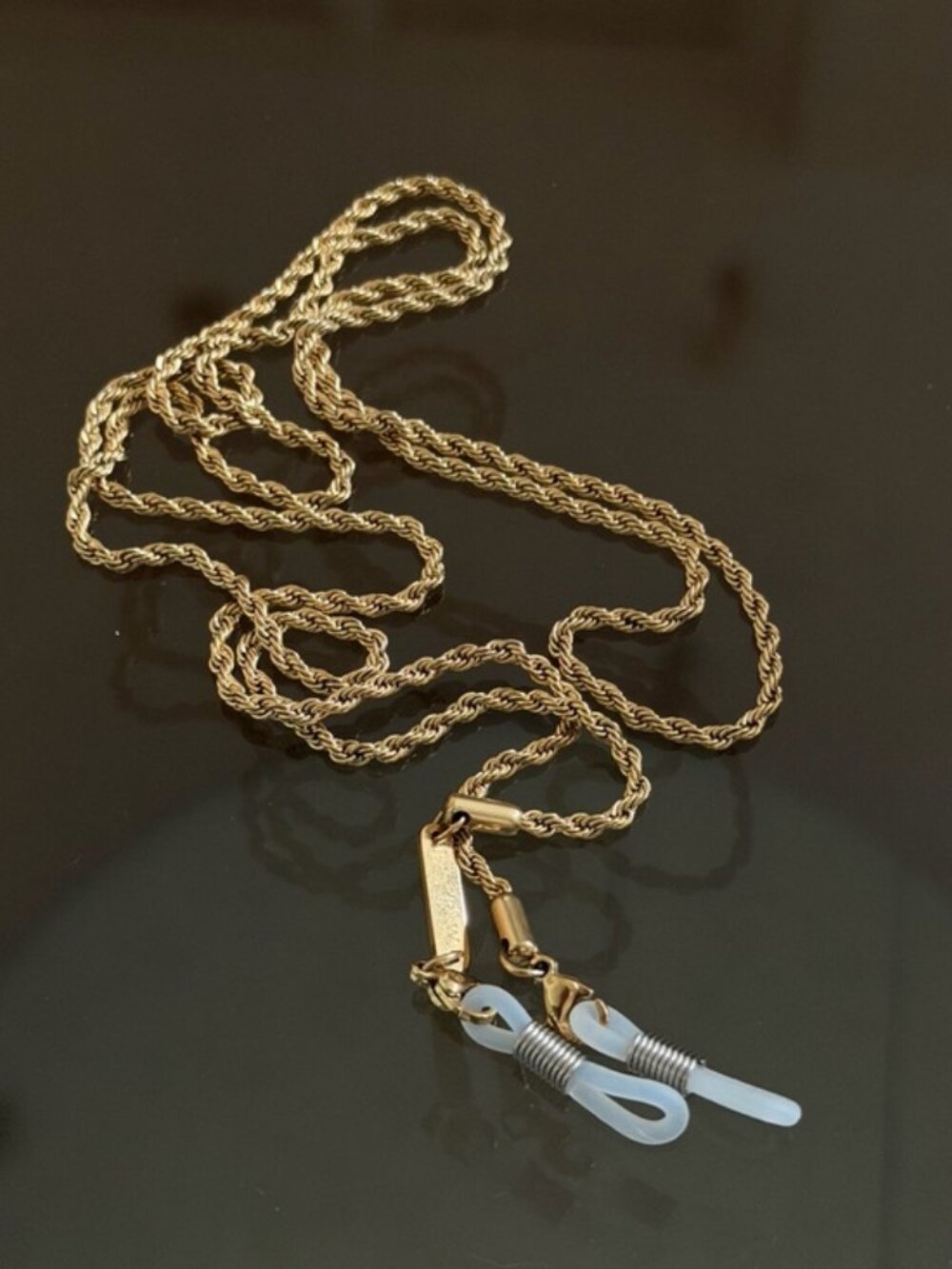 Gold Rope Chain Glasses Chain Sunglasses Chain - Picture 2 of 2